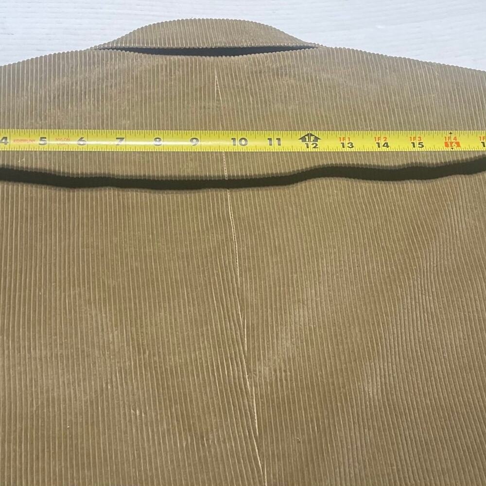 Stafford Men’s 100% Cotton Brown Cordouroy Sport Coat Size 42 R - Picture 10 of 10